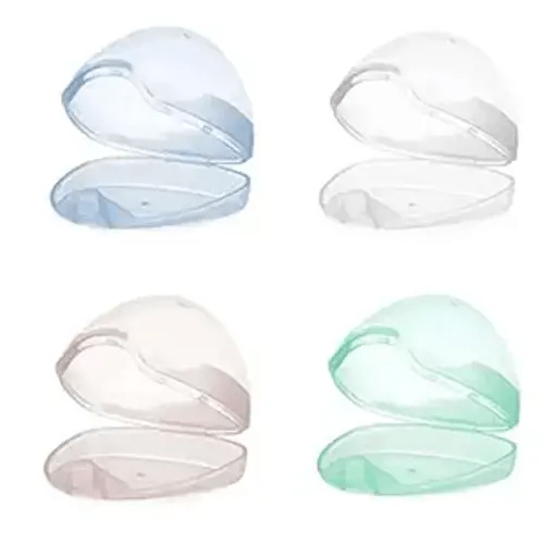 PandaEar Pacifier Nipple Holder Case Container Boxes (4 Pack)| Universal Accessories Holders| Travel Cases| BPA Free