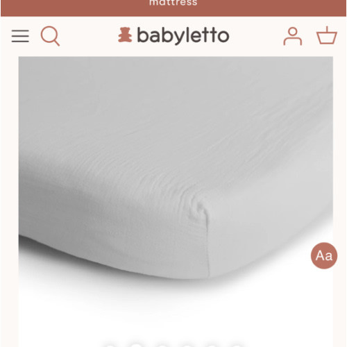 Mushie Extra Soft Muslin Crib Sheet – Babyletto