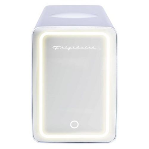 Frigidaire 9 Can Beauty Lighted Mirror Countertop Mini Fridge Pink