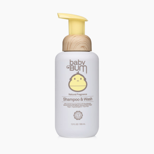 Baby Bum Foaming Shampoo & Wash - Natural Fragrance, 12 fl oz