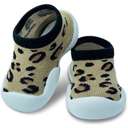 Baby Shoes Boys Girls First Walking Shoes Non Slip Soft Sole Sneakers Toddler Infant Babygirl Sock Shoes…