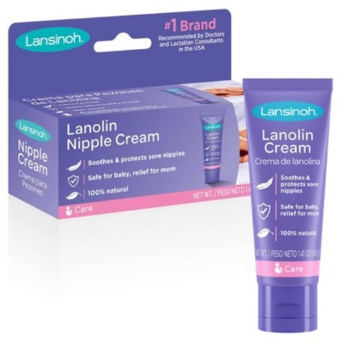 Lansinoh Lanolin Nipple Cream for Breastfeeding - 1.41oz