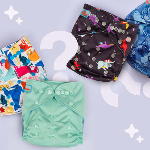 Mystery 4 Pack Cloth Diapers
