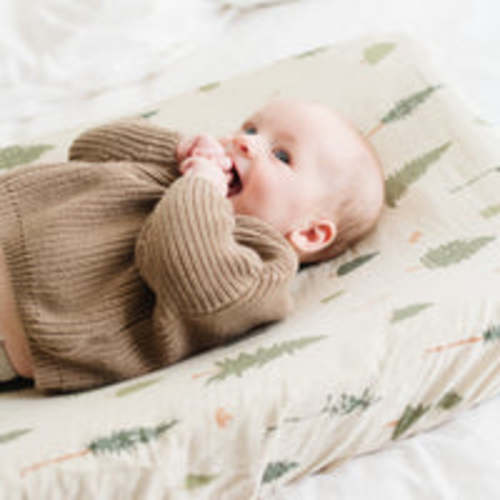 Buy Cotton Muslin Changing Pad Cover | Saranoni