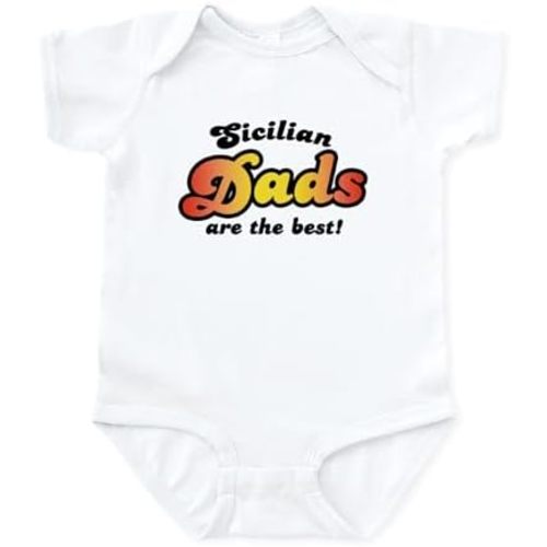CafePress Sicilian Dads are The Best Infant Bodysuit Cute Infant Bodysuit Baby Romper