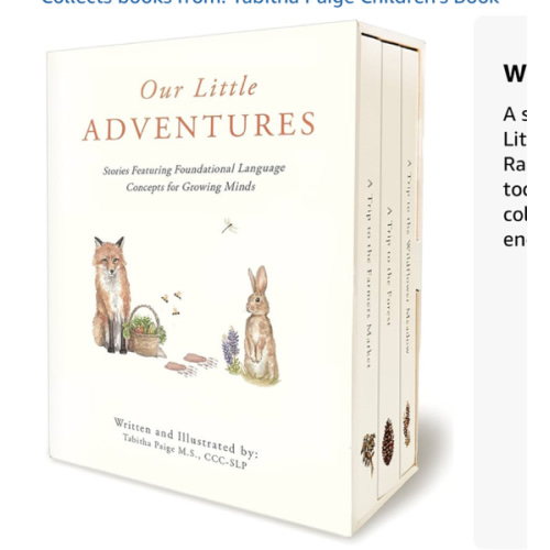 Our Little Adventures: Stories Featuring Foundational Language Concepts for Growing Minds (Tabitha Paige Children's Book Series)