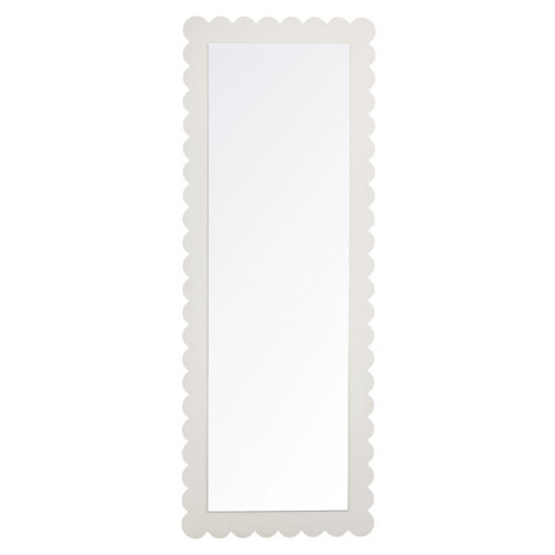 Modway Emmeline Scalloped Rectangle Wall Mirror & Reviews | Wayfair
