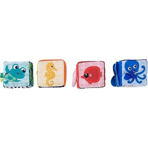 Baby Einstein Explore & Discover Soft Blocks Toys, Ages 3 months +