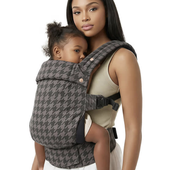 Baby Carrier Newborn to Toddler- Ergonomic,Cozy and Lightweight Infant Carrier for 7-40lbs,3 Carry Positions Newborn Carrier,Gray
