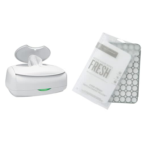 Prince Lionheart Ultimate Wipes Warmer with an Integrated Nightlight |Pop-Up Wipe Access & Ever Fresh Pillowcase, 2.4 Ounce