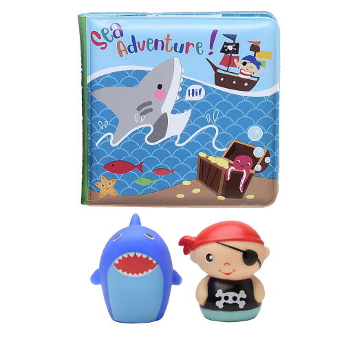 Magic Years 3 Piece Shark/Pirate Bath Toy Set