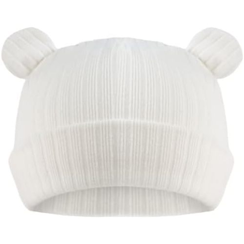 Zsedrut Newborn Baby Hat Bear Infant Cute Baby Beanie Toddler Boys Girls Knitted Hats for New Born