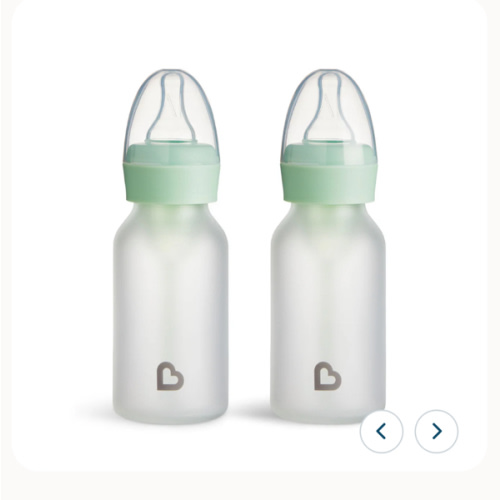 Bond® Silicone Glass Bottle 4oz, 2pk | Munchkin