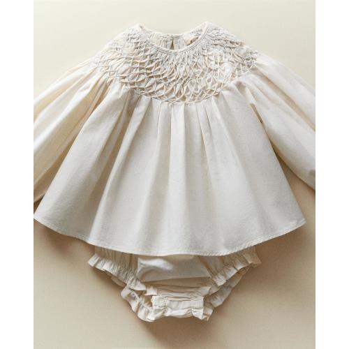 CHILDREN'S SMOCKED BABY SET - NEW IN - NEW COLLECTION - KIDS AND BABY | Zara Home United States of America