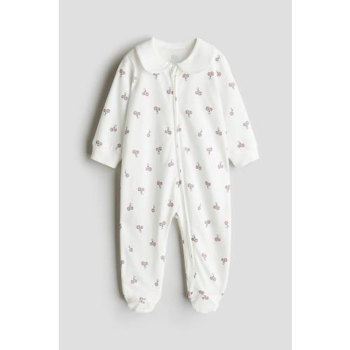 PAJAMA JUMPSUIT WITH COLLAR