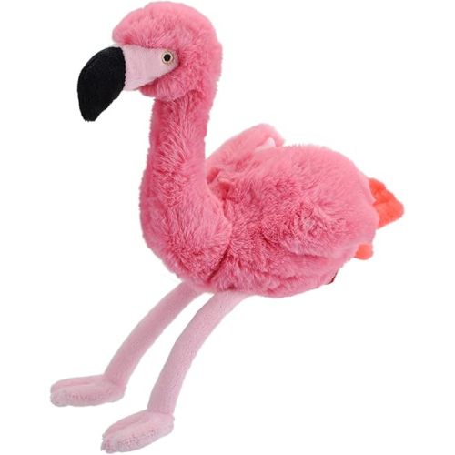 Wild Republic Ecokins Mini, Flamingo, Stuffed Animal, 8 inches, Gift for Kids, Plush Toy, Made from Spun Recycled Water Bottles, Eco Friendly, Child’s Room Decor