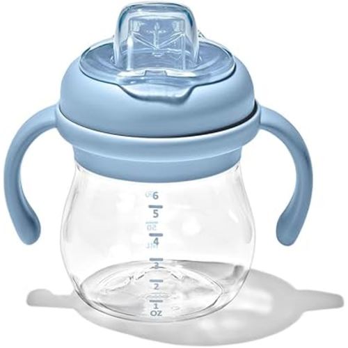 OXO Tot Transitions Soft Spout Sippy Cup with Removable Handles - 6 oz. - Dusk