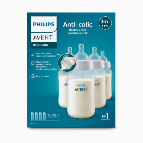 Philips Avent Anti-colic Baby Bottle - Clear, 11 Oz, 4 | Babylist Shop