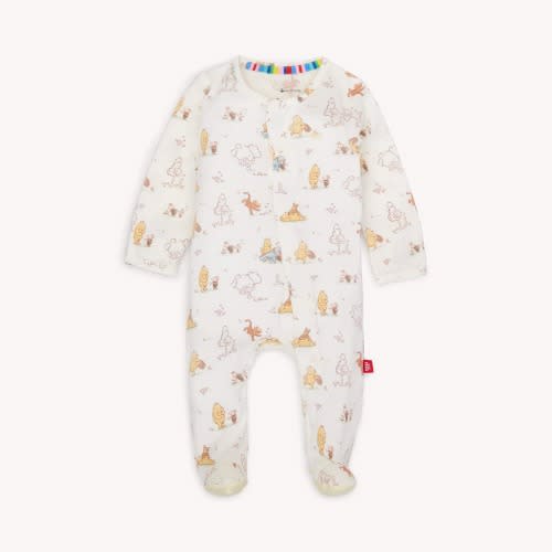 Winnie the Pooh Footie - 3-6M