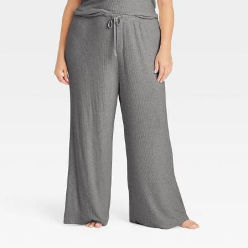 Women's Cozy Ribbed Wide Leg Pants - Auden™