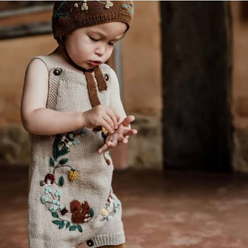 Woodland romper- Oats