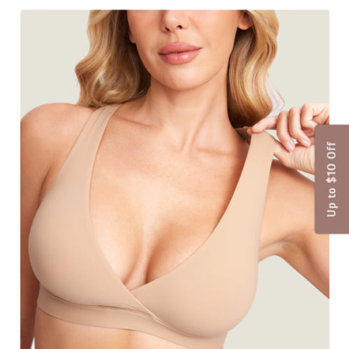 Inbarely® Crossover Racerback Nursing Bra