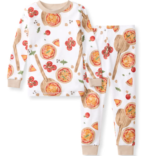 Brick Oven Pizza Organic Baby Pajamas