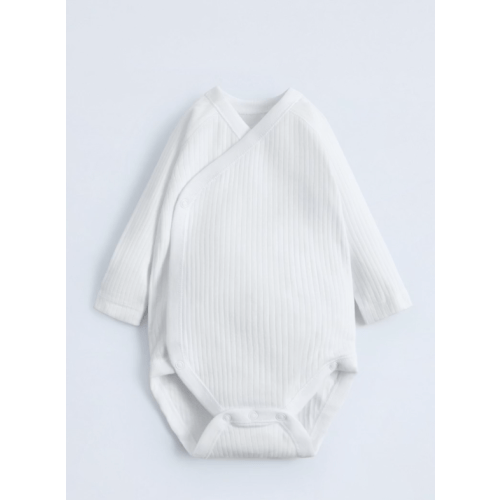 THREE-PACK OF BASIC KIMONO LONG SLEEVE BODYSUITS - White | ZARA United States
