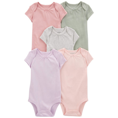 Baby 5-Pack Short-Sleeve Bodysuits