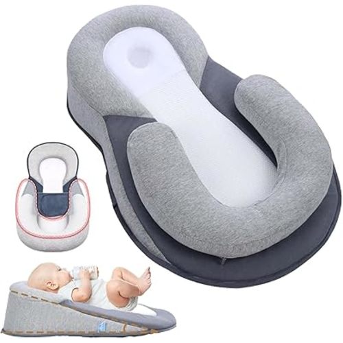 Rest Nest - Baby Bed Acid Reflux with Strap, Keesley Rest Nest Baby Bed, for Comfortable Play & Feeding Support (Regular Without Strap)