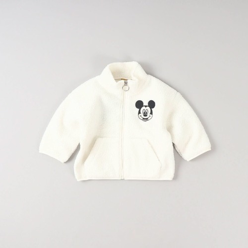 Toddler Disney Mickey Embroidery Fleece Zip-up Jacket (2-8y) - 6 Colors | AT NOON STORE