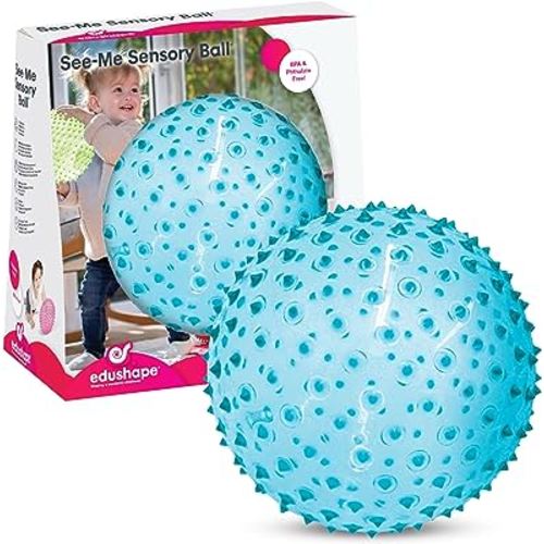 Edushape The Original Sensory Ball for Baby - Blue Transparent