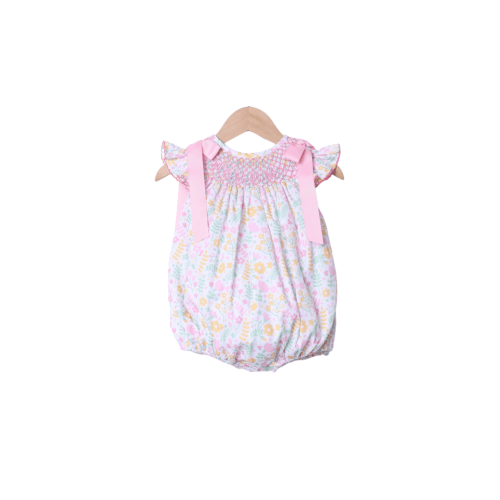 Smocked Heirloom Sweet Floral Bubble – The Smocked Flamingo