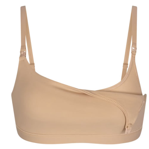 FITS EVERYBODY MATERNITY PUMPING SCOOP BRALETTE | CLAY