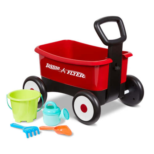 Push & Pull Walker Wagon with Garden Tools