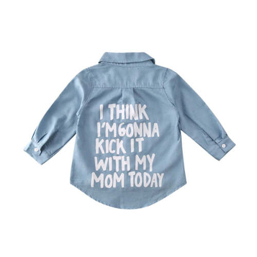 KICK IT WITH MOM Shirt - Hazel & Bo
