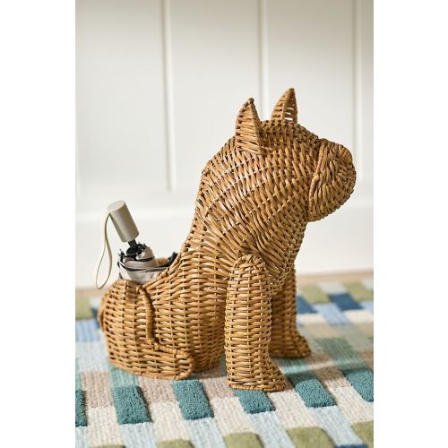 Frenchie Woven Wicker Basket