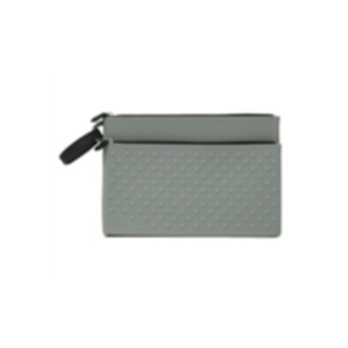 Chewbeads Grey Go Silicone Wipes Clutch Case – Okolona Gifts And Florist
