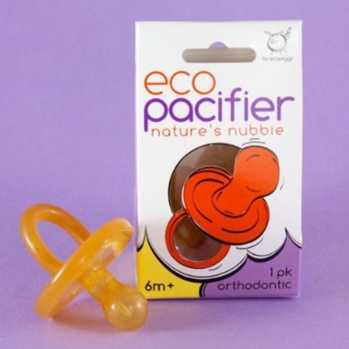 Ecopacifier NP Natural Rubber Pacifier Style: Orthodontic, Size: 6 Months and up - 6m