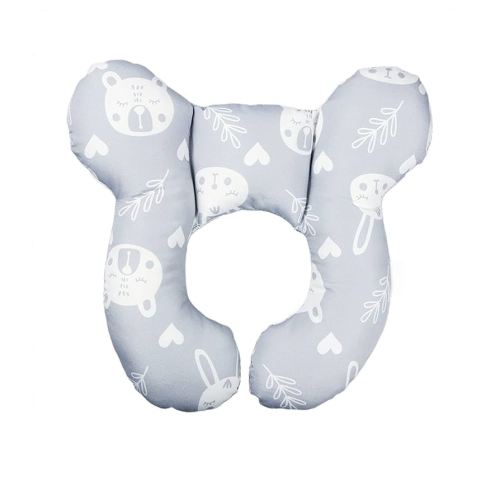 Baby Car Seat Head Support Pillow -Baby Travel Pillow Toddler Infant Head and Neck Support for Car Seat,Pushchair -Bear