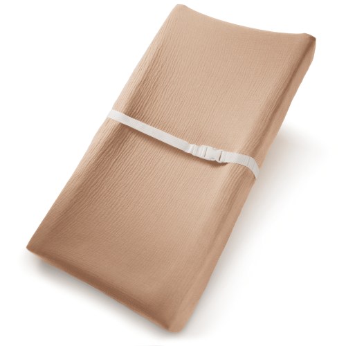Comfy Cubs Muslin Changing Pad Cover, Soft Diaper Changing Station Covers for Baby (Cedar)