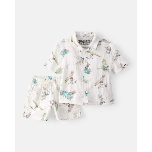 Baby Snoopy 2-Piece Gauze Outfit Set - Carter's | Carter's