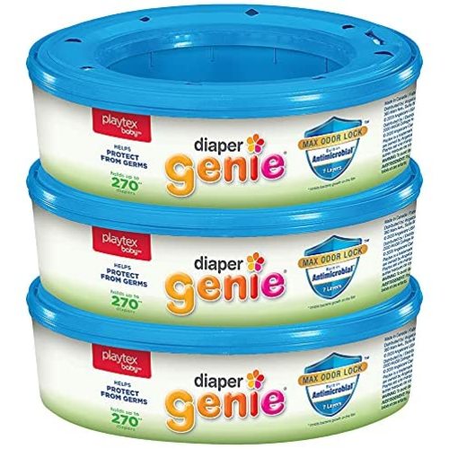 Playtex Baby Diaper Genie Refill Bags, Fresh, 270 Count, Pack of 3
