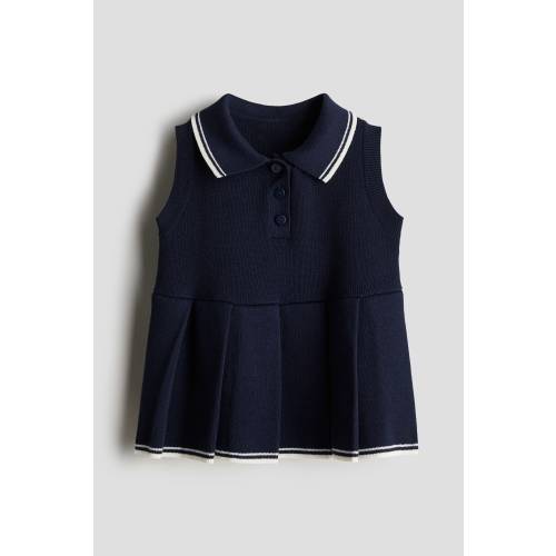 FINE-KNIT COTTON DRESS