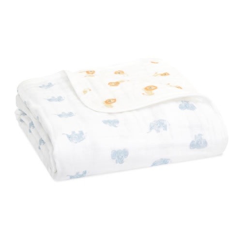 Animal Kingdom Organic Cotton Baby Blanket | aden + anais