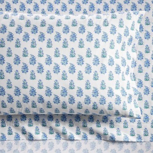 Roller Rabbit Wild Rose Organic Sheet Set - Twin