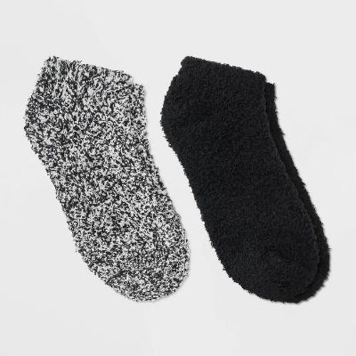 Women's Marled 2pk Cozy Low Cut Socks - Auden™ 4-10