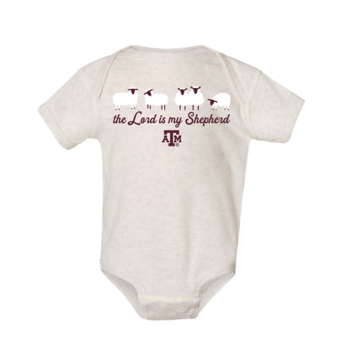 Lord Is My Shepherd Onesie - Natural Heather - The Warehouse at C.C. Creations