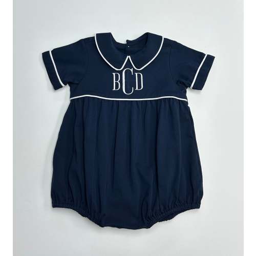 Boys Navy Tate Knit Bubble