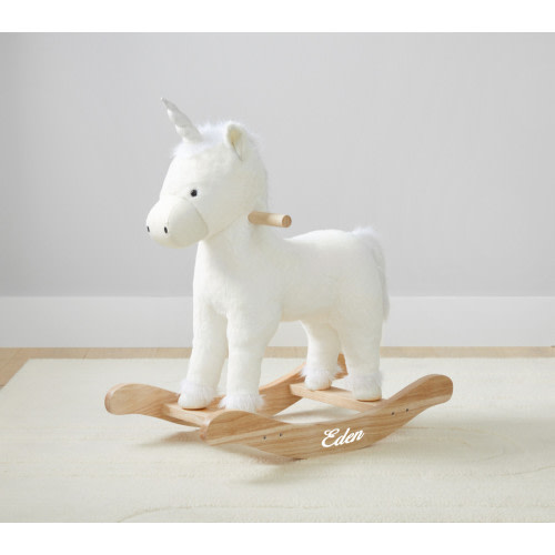 Musical Unicorn Plush Nursery Rocker